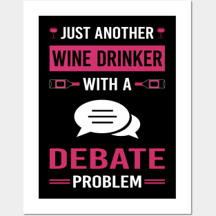 Wine Drinker Debate Posters and Art